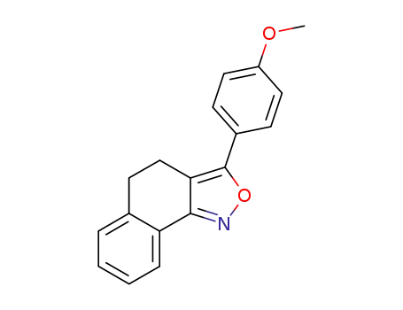 Molecular Structure of 24097-25-4 (3-(4-methoxyphenyl)-4,5-dihydronaphtho[1,2-c][1,2]oxazole)