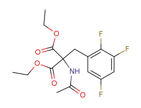 diethyl 2-acetamido-2-(2,3,5-trifluorobenzyl)malonate