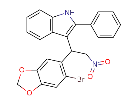 3-[1-(6-bromo-1,3-benzodioxol-5-yl)-2-nitroethyl]-2-phenyl-1H-indole