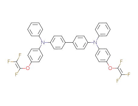 Molecular Structure of 1159606-87-7 (N,N'-bis[(p-trifluorovinyloxy)phenyl]-N,N'-bis(phenyl)benzidine)