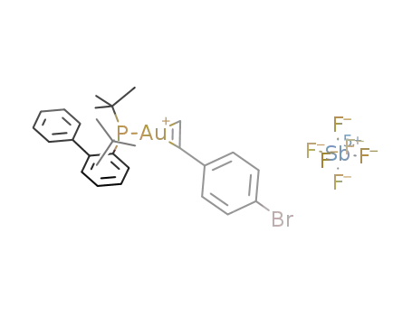 [P(tBu)2o-biphenyl]Au[η2-4-bromostyrene]SbF6