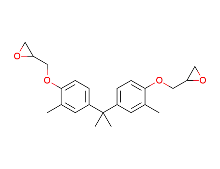 Molecular Structure of 64164-84-7 (Oxirane,
2,2'-[(1-methylethylidene)bis[(2-methyl-4,1-phenylene)oxymethylene]]bis
-)