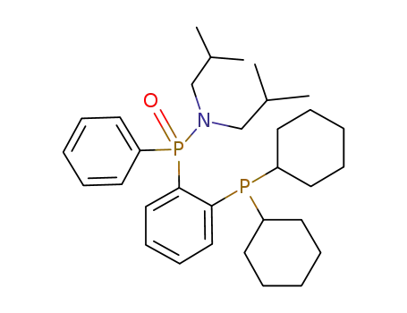 P-[2-(dicyclohexylphosphino)phenyl]-N,N-diisobutyl-P-phenylphosphinic amide