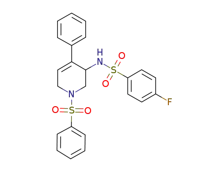 Molecular Structure of 1251736-37-4 (C<sub>23</sub>H<sub>21</sub>FN<sub>2</sub>O<sub>4</sub>S<sub>2</sub>)