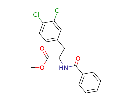 Phenylalanine, N-benzoyl-3,4-dichloro-, methyl ester