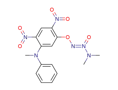 O<sup>2</sup>-[2,4-dinitro-5-(N-methyl-N-phenylamino)phenyl] 1-(N,N-dimethylamino)diazen-1-ium-1,2-diolate