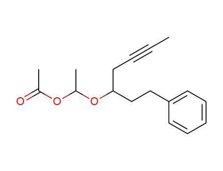 acetic acid 1-(1-phenethyl-pent-3-ynyloxy)-ethyl ester