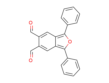 Molecular Structure of 64218-56-0 (5,6-Isobenzofurandicarboxaldehyde, 1,3-diphenyl-)