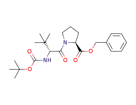 (S)-benzyl 1-((R)-2-(tert-butoxycarbonylamino)-3,3-dimethylbutanoyl)pyrrolidine-2-carboxylate