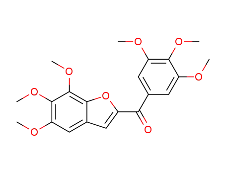 (5,6,7-trimethoxybenzofuran-2-yl)(3,4,5-trimethoxyphenyl)methanone