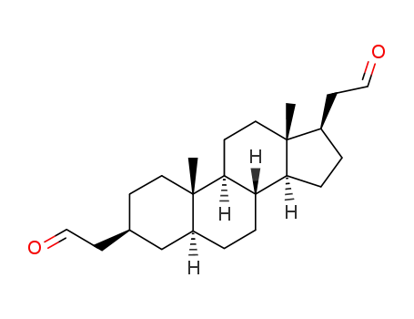 5α-3β,17β-bis(formylmethyl)androstane