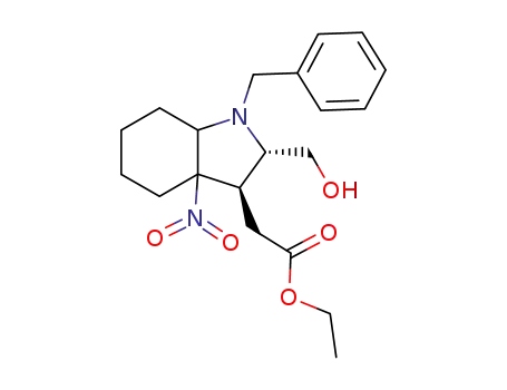 ((2S,3R)-1-Benzyl-2-hydroxymethyl-3a-nitro-octahydro-indol-3-yl)-acetic acid ethyl ester