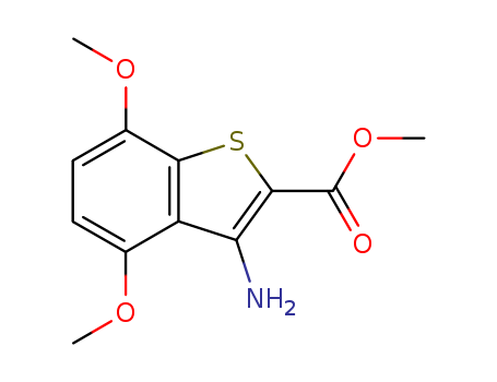 Benzo[b]thiophene-2-carboxylic acid, 3-amino-4,7-dimethoxy-, methyl  ester