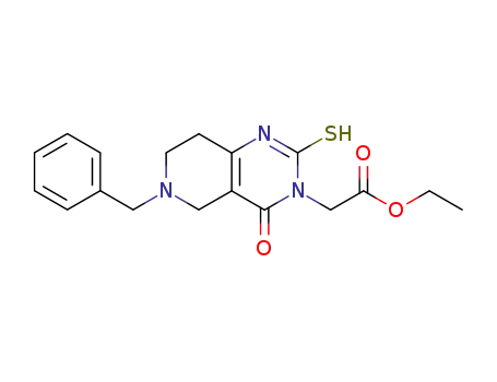 ethyl 6-benzyl-1,2,3,4,5,6,7,8-octahydro-4-oxo-2-thioxopyrido[4,3-d]pyrimidine-3-acetate