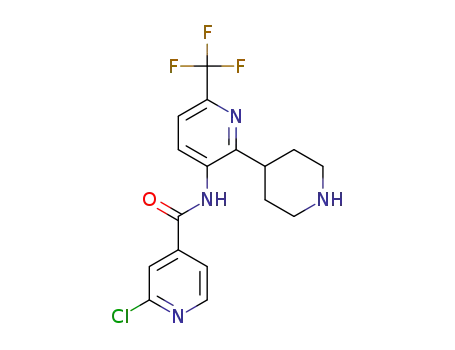 2-chloro-N-(6-trifluoromethyl-1',2',3',4',5',6'-hexahydro-[2,4']bipyridinyl-3-yl)isonicotinamide