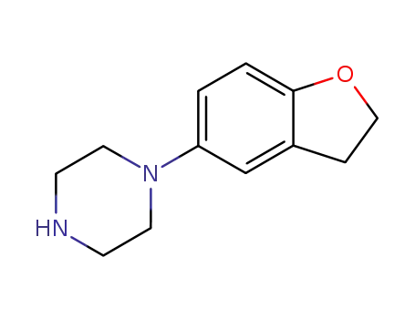 Molecular Structure of 163521-16-2 (Piperazine, 1-(2,3-dihydro-5-benzofuranyl)-)