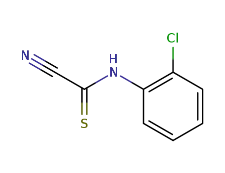 Molecular Structure of 4955-65-1 (N (2'-chlorophenyl)cyanothioformamide)