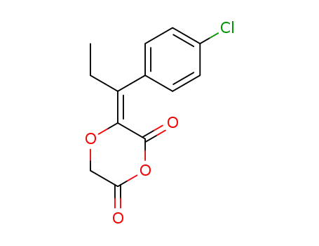 3-[1-(4-Chloro-phenyl)-prop-(E)-ylidene]-[1,4]dioxane-2,6-dione