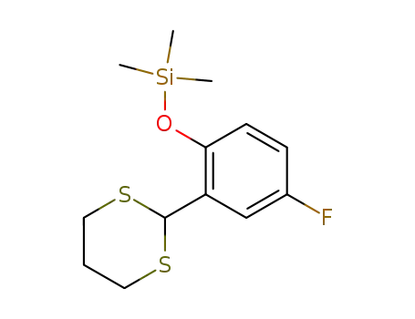 Silane, [2-(1,3-dithian-2-yl)-4-fluorophenoxy]trimethyl-