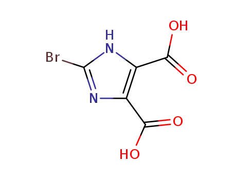 Molecular Structure of 773099-17-5 (2-broMo-1H-iMidazole-4,5-dicarboxylic acid)