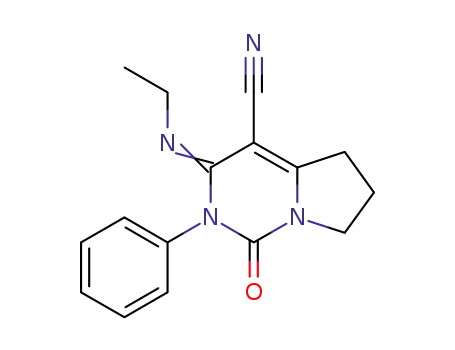 (E/Z)-3-ethylimino-1-oxo-2-phenyl-1,2,3,5,6,7-hexahydropyrrolo[1,2-c]pyrimidine-4-carbonitrile