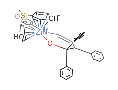 Zr(C<sub>5</sub>H<sub>4</sub>)2Si(CH<sub>3</sub>)2OC(C<sub>6</sub>H<sub>5</sub>)2CHC<sub>6</sub>H<sub>5</sub>CHCHNC<sub>6</sub>H<sub>4</sub>OCH<sub>3</sub>