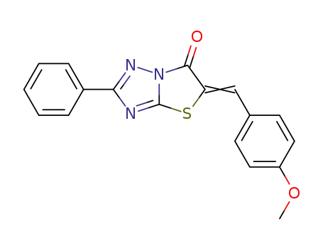 (5z)-5-(4-Methoxybenzylidene)-2-phenyl[1,3]thiazolo[3,2-b][1,2,4]triazol-6(5h)-one
