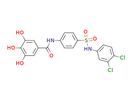 C<sub>19</sub>H<sub>14</sub>Cl<sub>2</sub>N<sub>2</sub>O<sub>6</sub>S