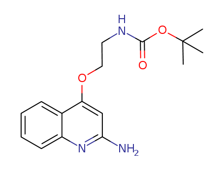 tert-Butyl (2-((2-aminoquinolin-4-yl)oxy)ethyl)carbamate