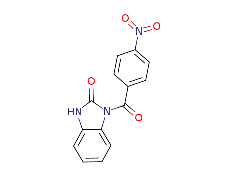 Molecular Structure of 1240613-76-6 (1-(4-nitrobenzoyl)-1,3-dihydrobenzimidazol-2-one)