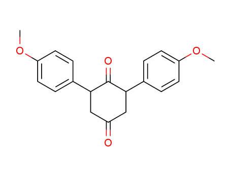 2,6-bis-(4-methoxy-phenyl)-cyclohexane-1,4-dione