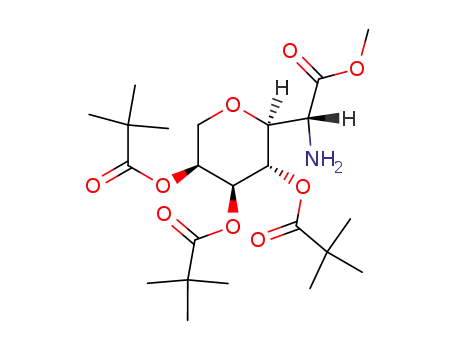 2,2-Dimethyl-propionic acid (2S,3S,4S,5S)-2-((R)-amino-methoxycarbonyl-methyl)-4,5-bis-(2,2-dimethyl-propionyloxy)-tetrahydro-pyran-3-yl ester