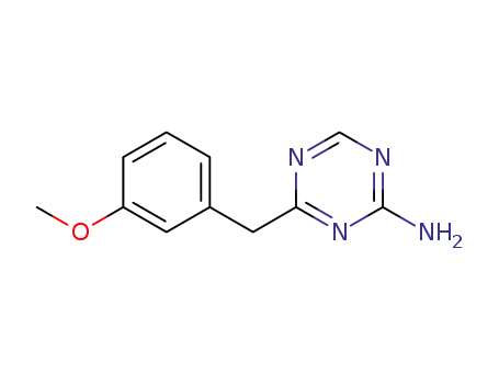 4-(3-methoxy-benzyl)-[1,3,5]triazin-2-ylamine