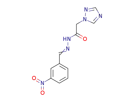 [1,2,4]Triazol-1-yl-acetic acid [1-(3-nitro-phenyl)-meth-(E)-ylidene]-hydrazide