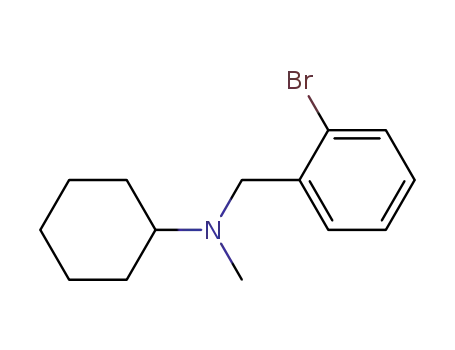 Molecular Structure of 92299-13-3 (N-(2-bromobenzyl)-N-methylcyclohexylamine)