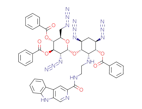 C<sub>47</sub>H<sub>42</sub>N<sub>16</sub>O<sub>9</sub>