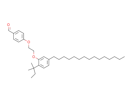 4-{2-[2-(1,1-dimethyl-propyl)-5-pentadecyl-phenoxy]-ethoxy}-benzaldehyde