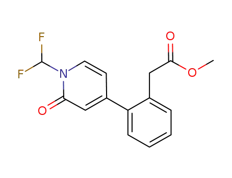methyl 2-(1-difluoromethyl-2-oxo-1,2-dihydropyridin-4-yl)phenylacetate