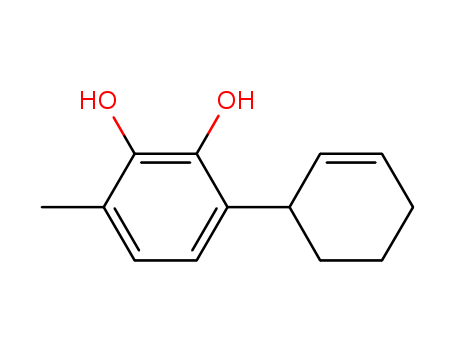 3-(cyclohex-2-enyl)-6-methylbenzene-1,2- diol