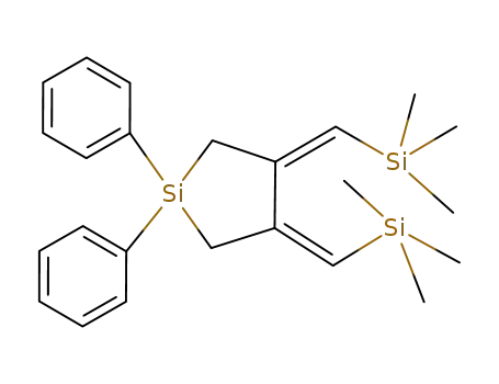 Silacyclopentane, 1,1-diphenyl-3,4-bis[(1E)-(trimethylsilyl)methylene]-,
(3E,4E)-rel-