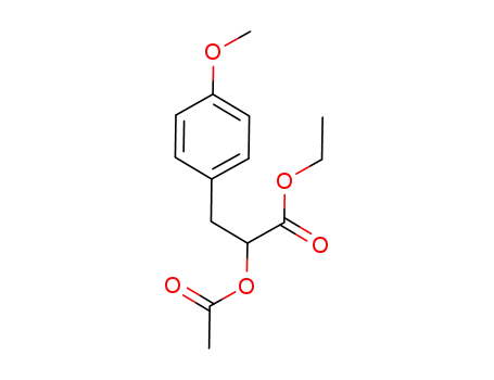 ethyl 2-acetoxy-3-(4-methoxyphenyl)propanoate