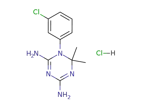 1-(3-Chlorophenyl)-6,6-dimethyl-1,3,5-triazine-2,4-diamine;hydrochloride