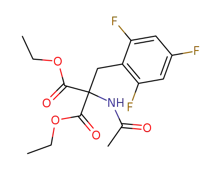 diethyl 2-acetamido-2-(2,4,6-trifluorobenzyl)malonate