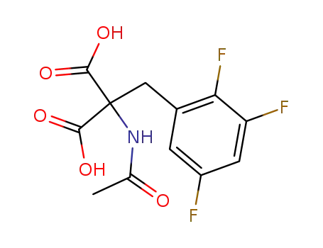 2-acetylamino-2-(2,3,5-trifluoro-benzyl)-malonic acid