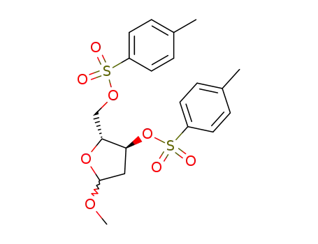 methyl 2-deoxy-3,5-bis-O-[(4-methylphenyl)sulfonyl]pentofuranoside