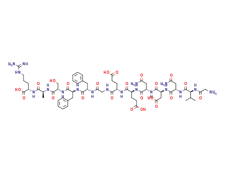 Molecular Structure of 309246-83-1 (GVNDNEEGFFSAR)