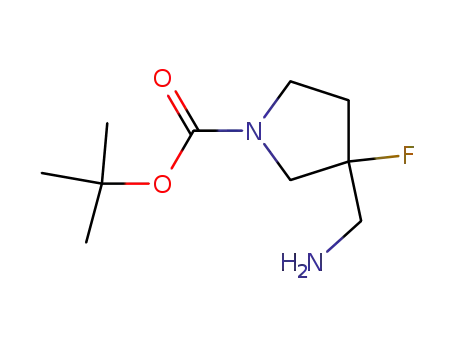 Molecular Structure of 1228765-06-7 (1-Boc-3-fluoropyrrolidine...)