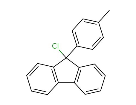 Molecular Structure of 60252-97-3 (9H-Fluorene, 9-chloro-9-(4-methylphenyl)-)