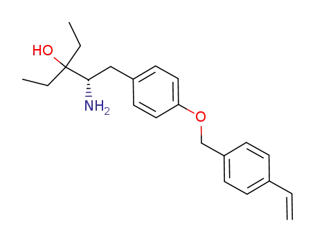 (S)-1-(4-(4-vinylbenzyloxy) phenyl)-2-amino-3-ethylpentan-3-ol