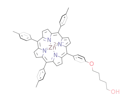 5-[4-(5-hydroxypentyloxy)phenyl]-10,15,20-tri-p-tolylporphininatozinc